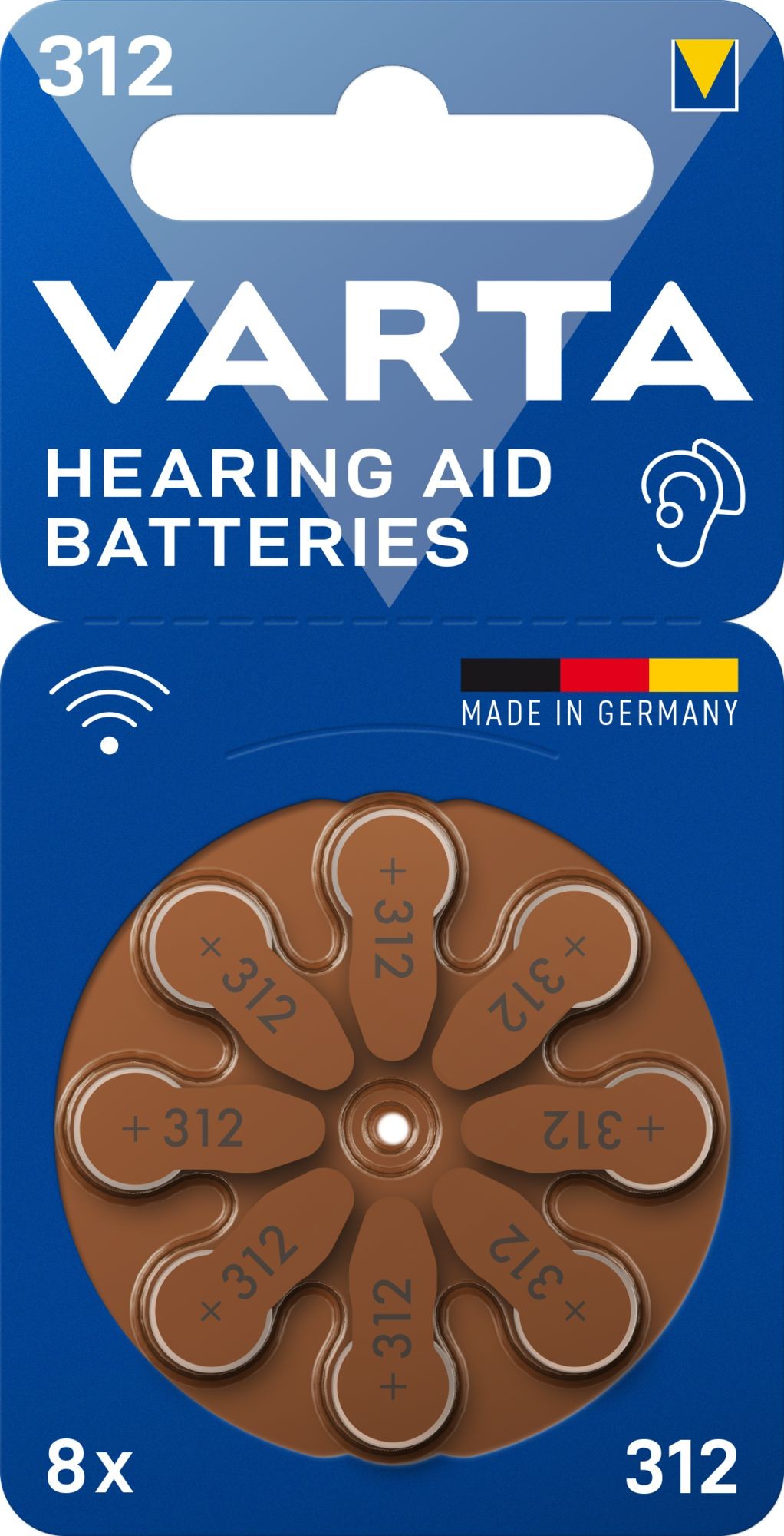 Elektro - Varta Baterie Hearing Aid 312, 8 ks