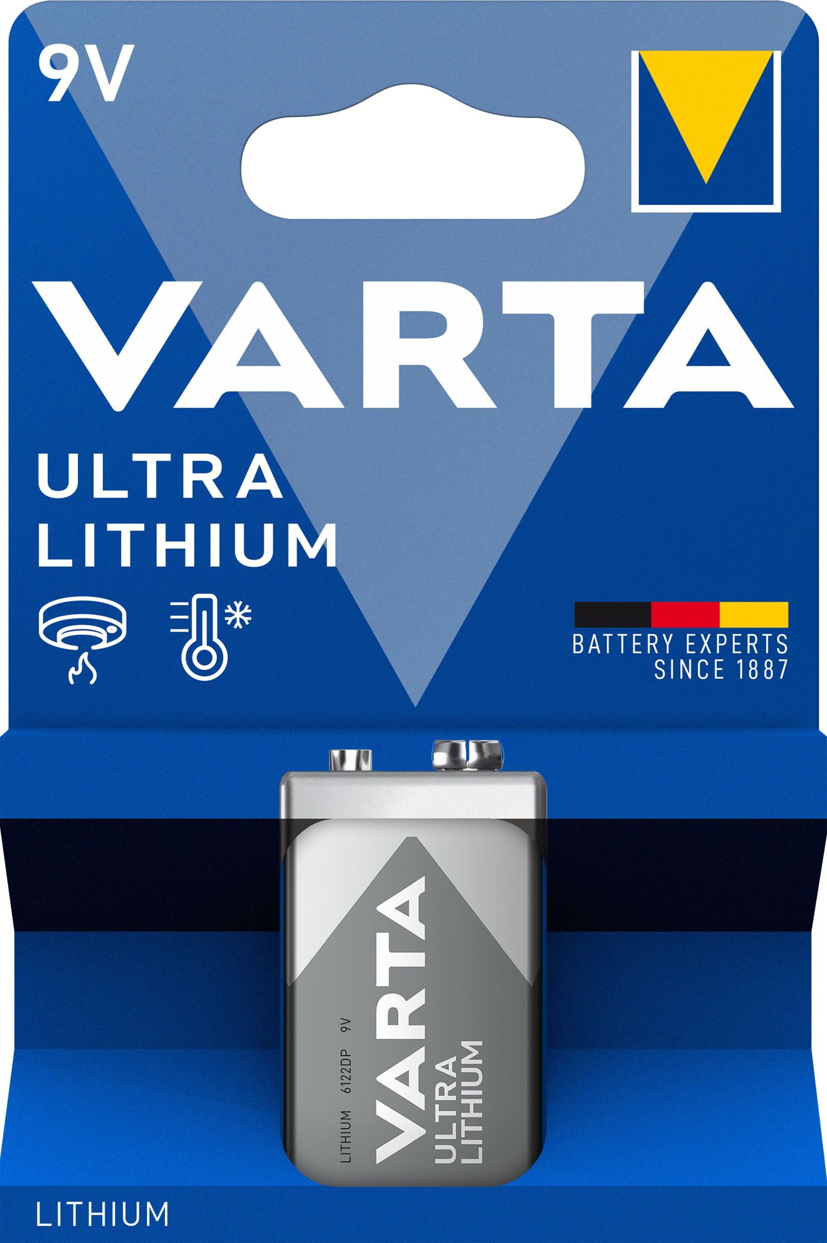 Elektro - Varta Lithiové baterie Ultra Lithium 9V 1 ks