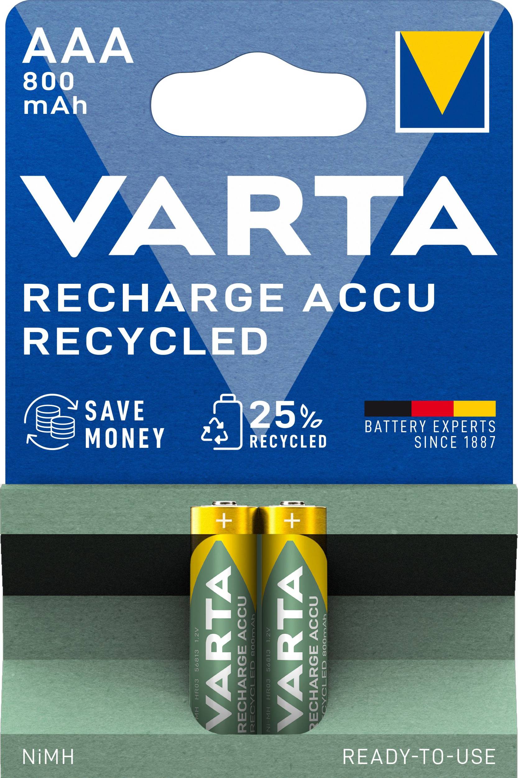 Elektro - Varta Nabíjecí baterie AAA Recycled Recharge