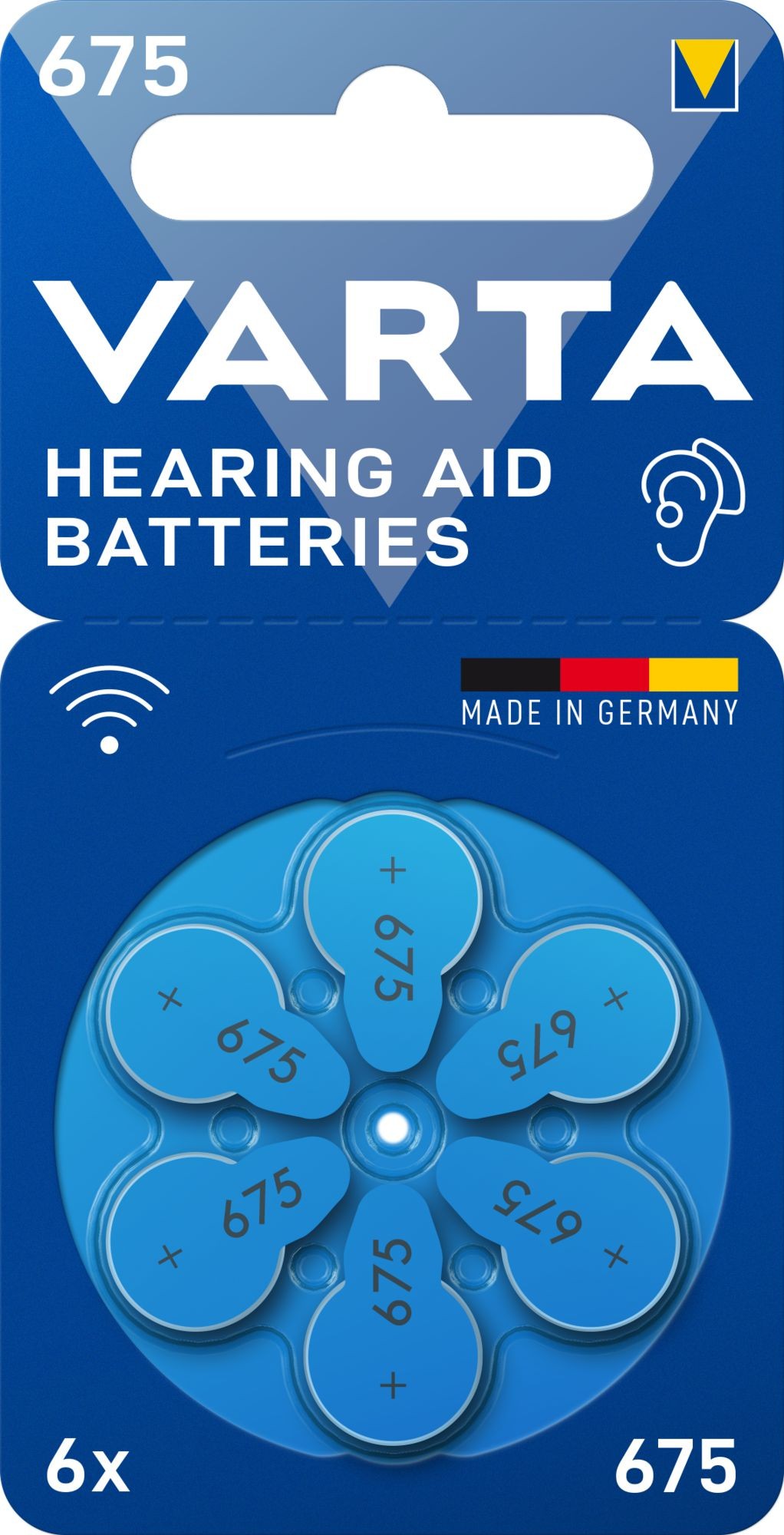 Elektro - Varta VAterie Hearing Aid 675, 6 ks