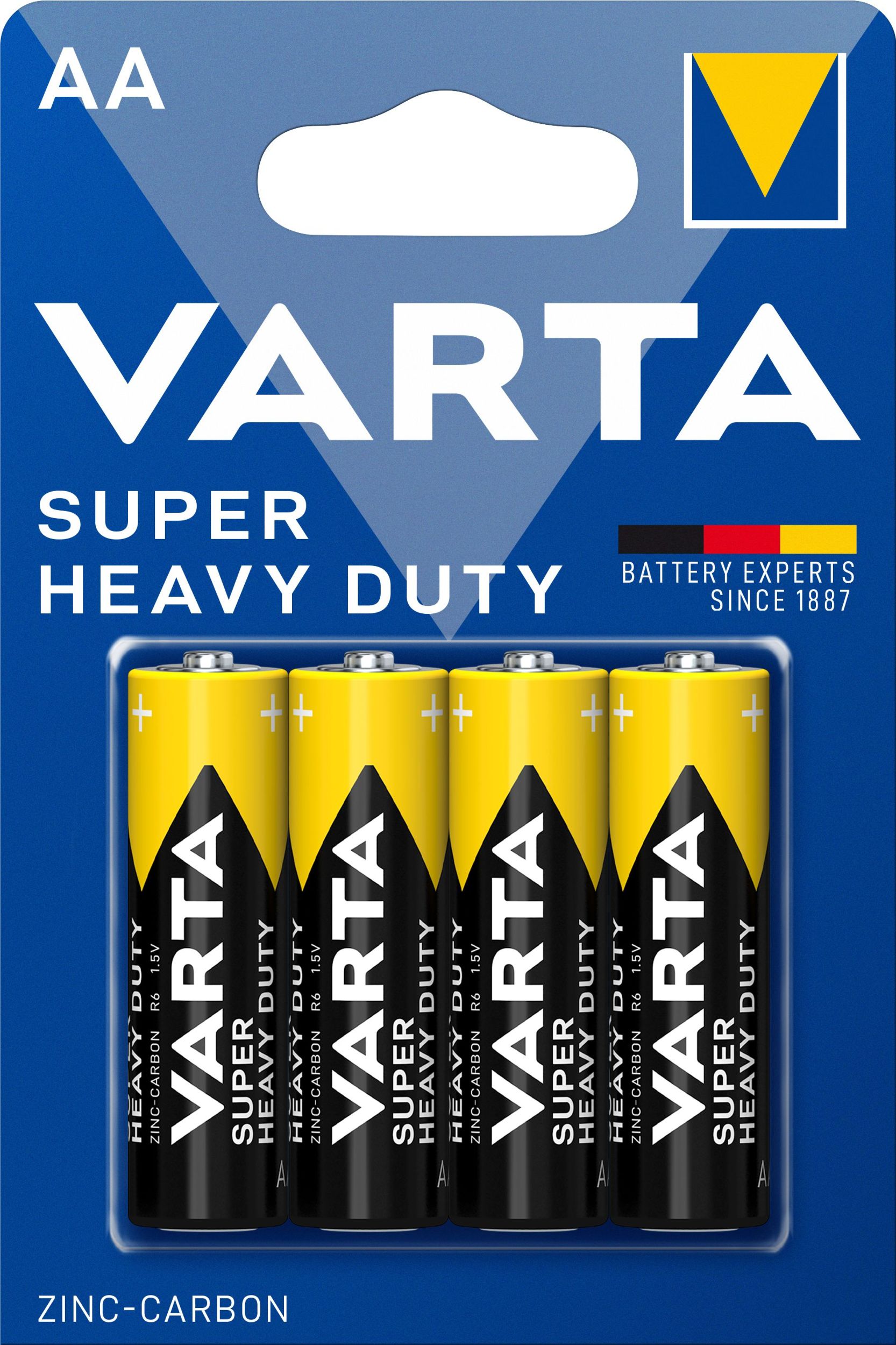 Elektro - Varta Zinko-uhlíkové baterie Superlife 4 AA 4 ks