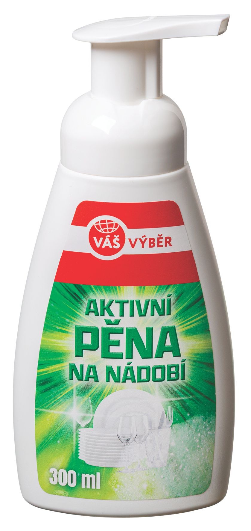 Drogerie a kosmetika - Váš Výběr aktivní pěna na nádobí 300 ml