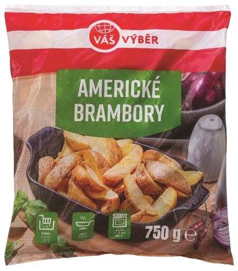 Mražené potraviny - Váš Výběr Americké brambory mražené 750 g