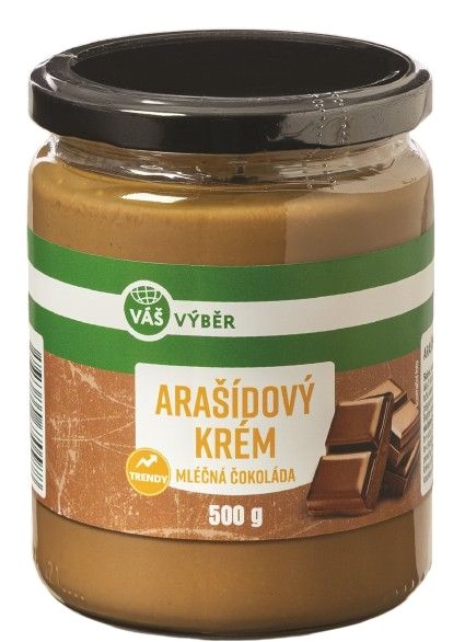 Trvanlivé potraviny - Váš Výběr Arašídový krém mléčná čokoláda 500 g