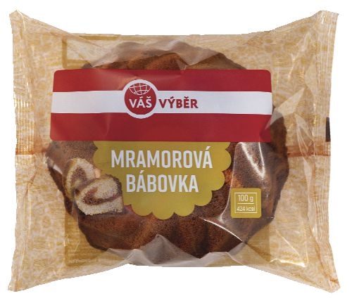 Pekárna a cukrárna - Váš Výběr Bábovka mramorová 400 g