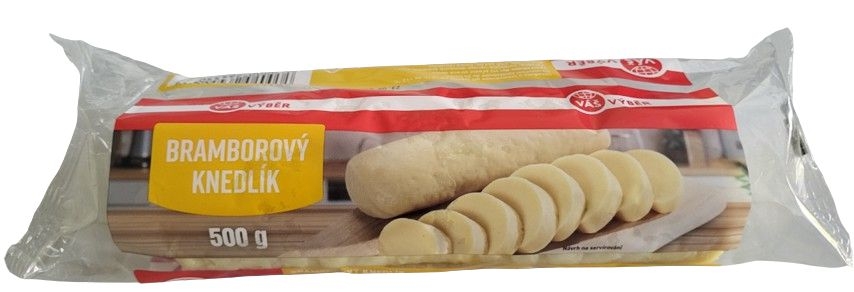 Hotová jídla - Váš Výběr Bramborový knedlík 500g