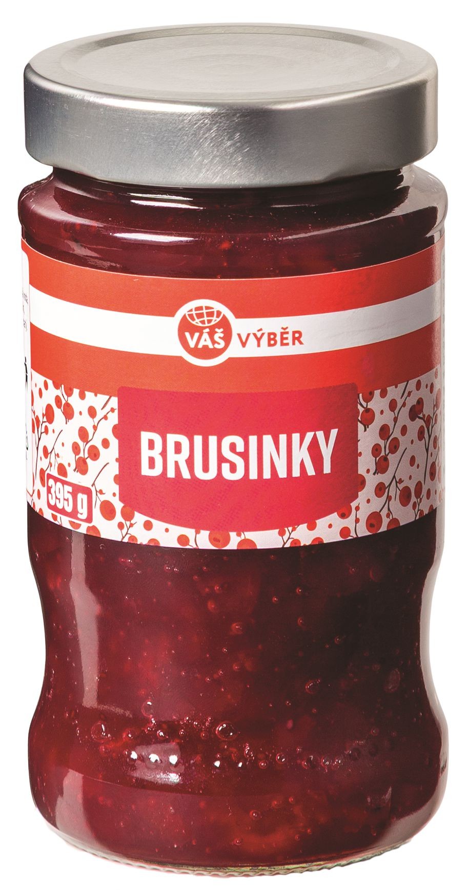 Trvanlivé potraviny - Váš Výběr Brusinky 395g