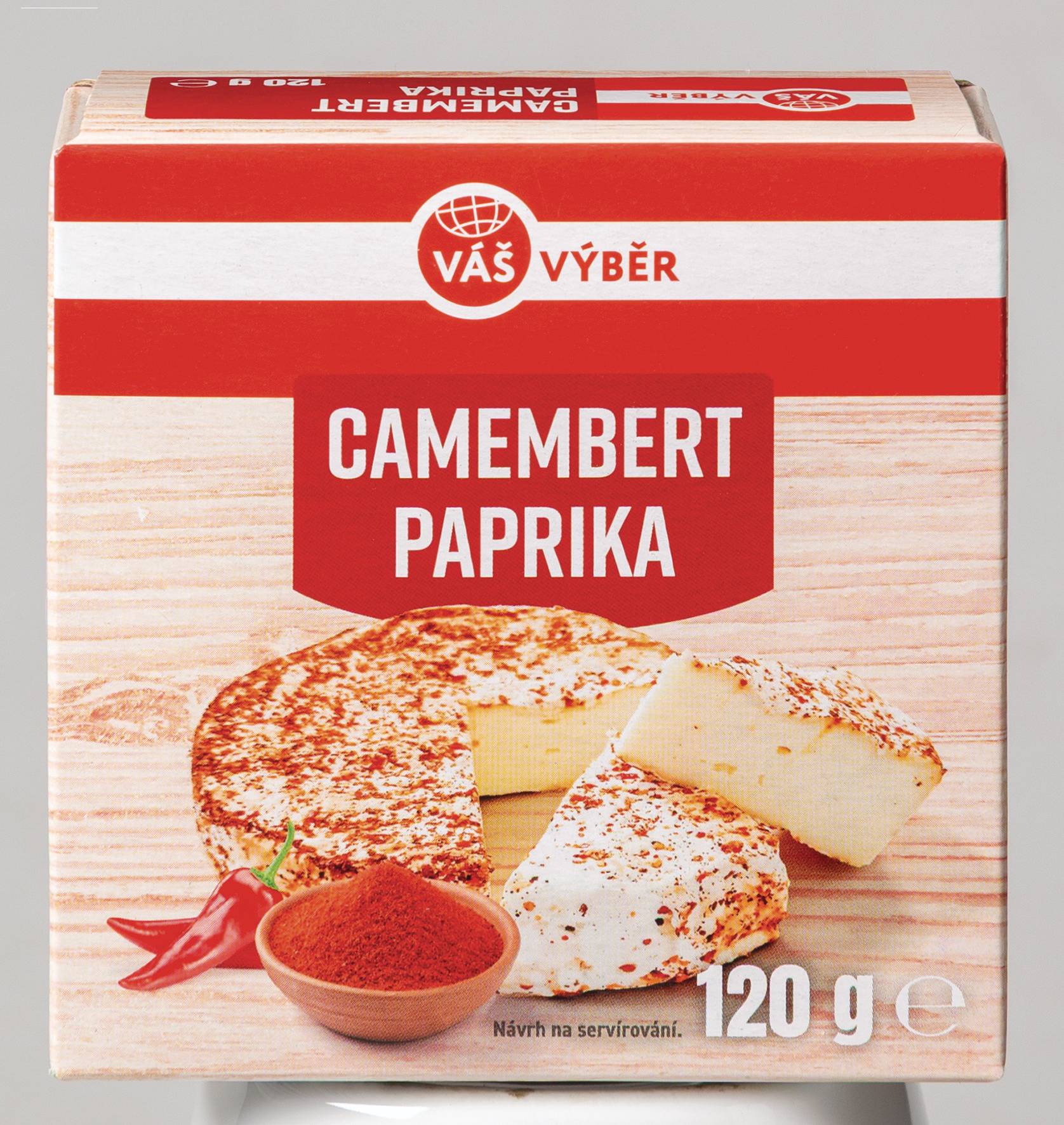 Váš Výběr Camembert paprika 120g-0