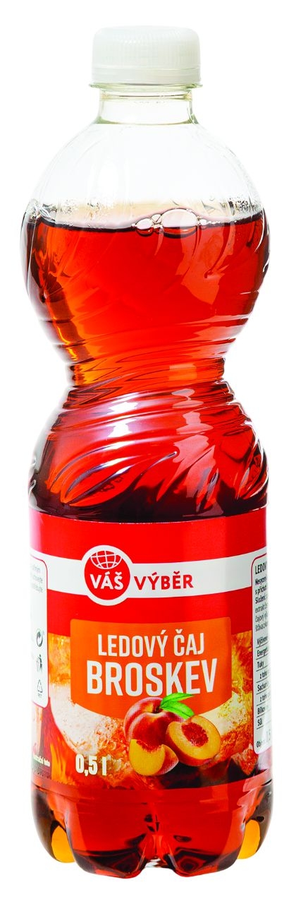 Nápoje - Váš Výběr Černý čaj broskev 0,5l