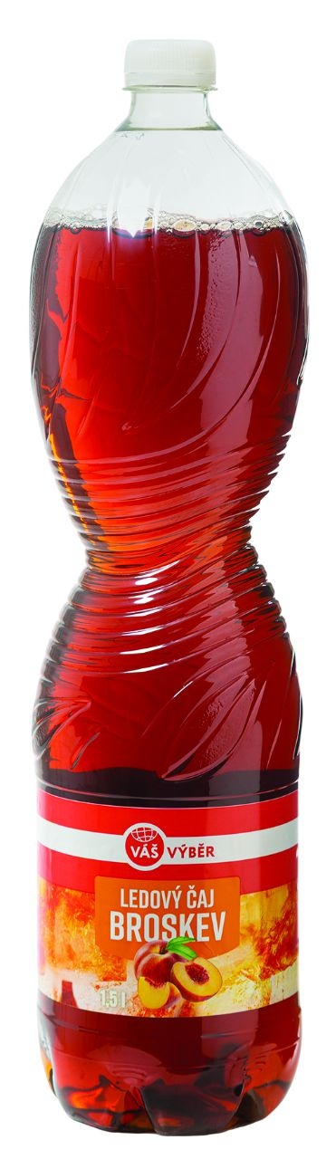 Nápoje - Váš Výběr Černý čaj broskev 1,5l