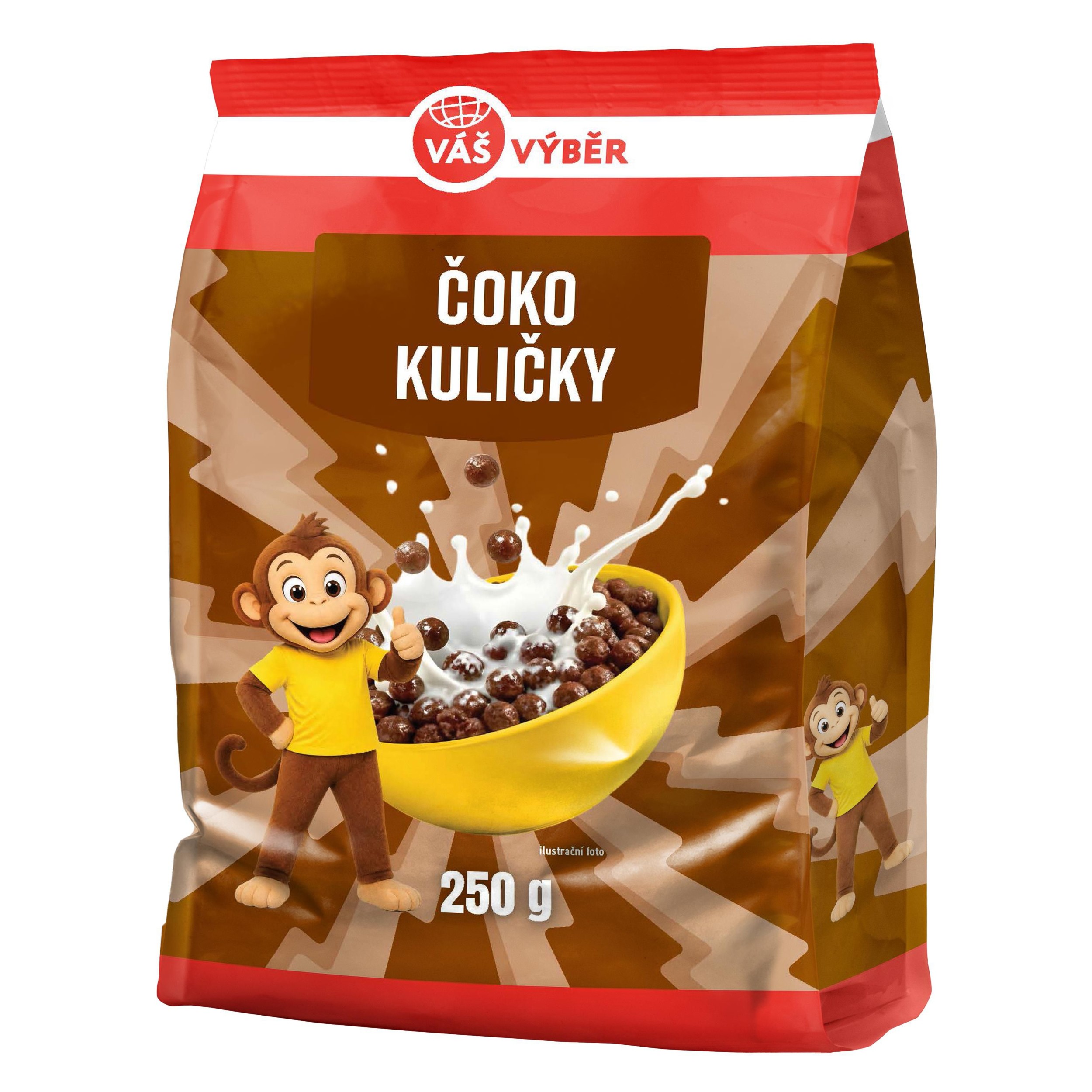 Trvanlivé potraviny - Váš Výběr Choco balls 250g