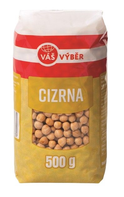 Trvanlivé potraviny - Váš Výběr Cizrna 500 g
