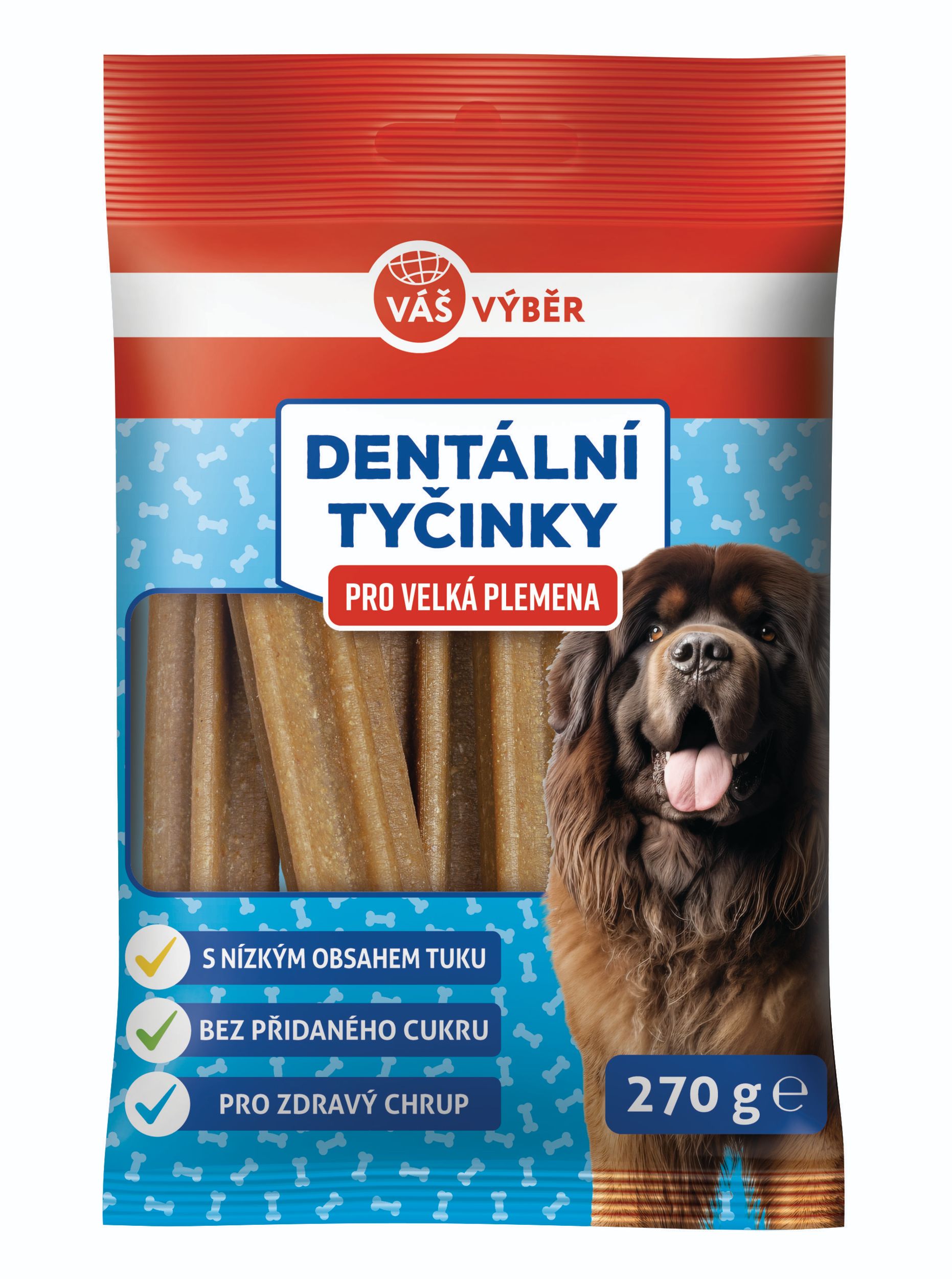 Svět zvířat - Váš výběr dentální tyčinky pes velký 270g