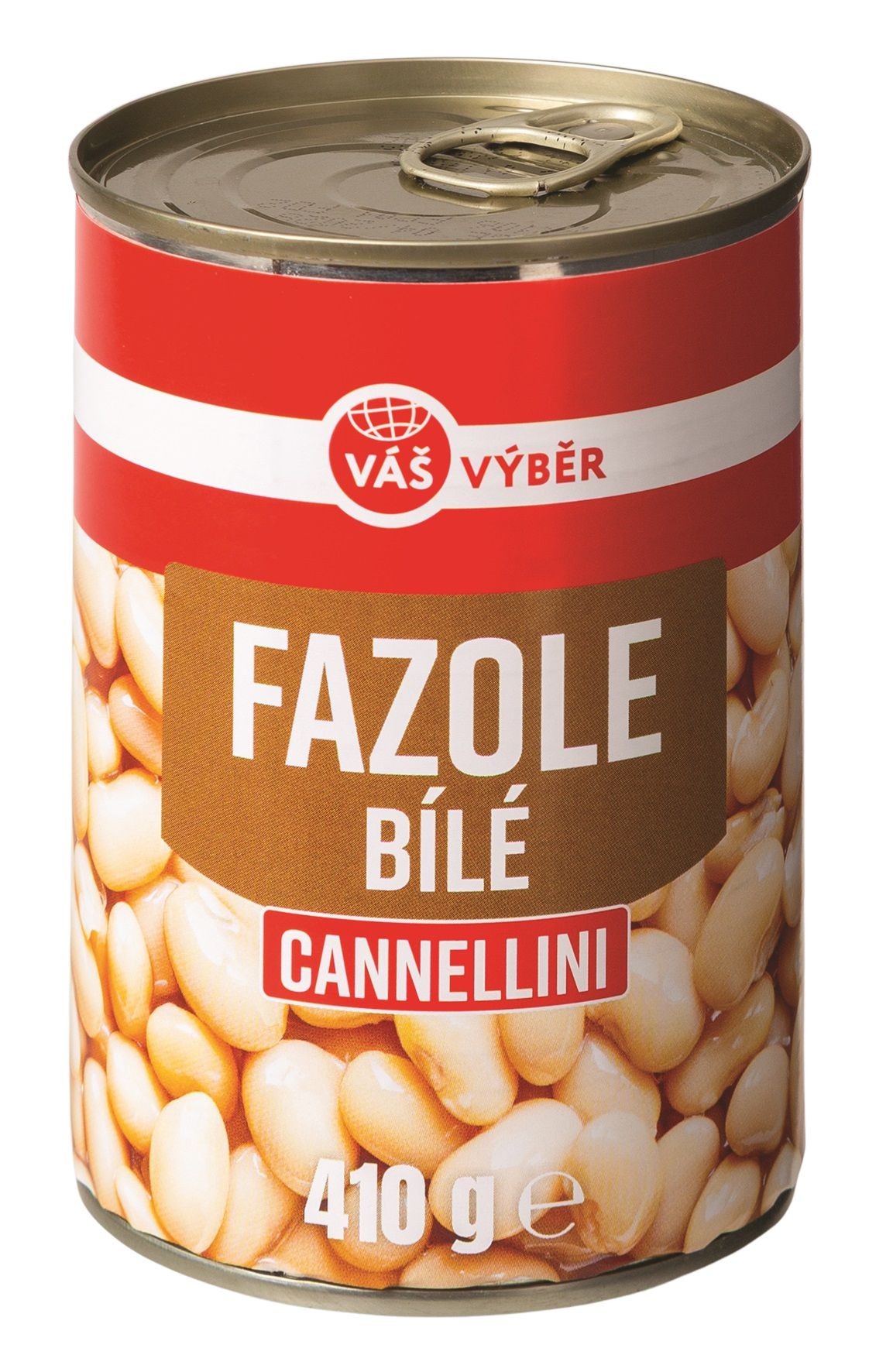 Trvanlivé potraviny - Váš Výběr Fazole bílé 410g