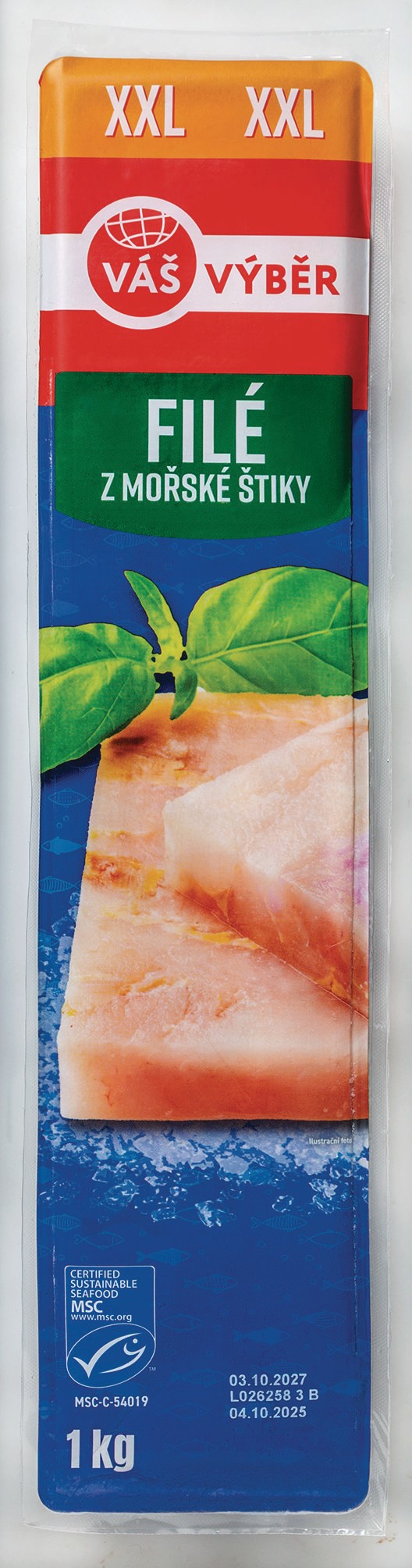 Mražené potraviny - Váš Výběr Filé z mořské štiky 1kg