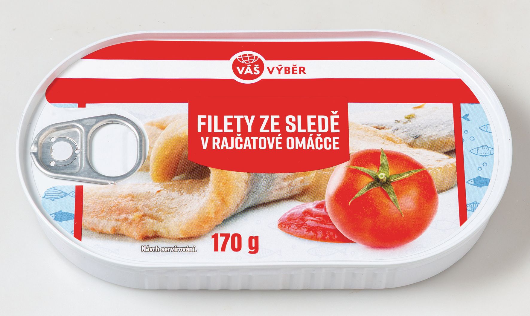 Váš Výběr Filety ze sledě v rajčatové omáčce 170 g-0