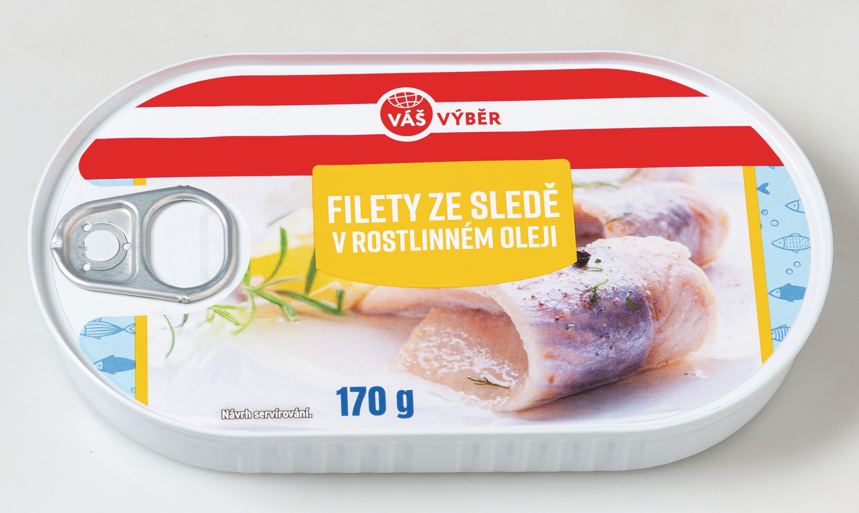 Váš Výběr Filety ze sledě v řepkovém oleji 170 g-0