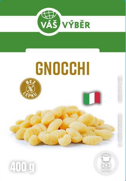 Zdravý svět - Váš Výběr Gnocchi bez lepku 400g