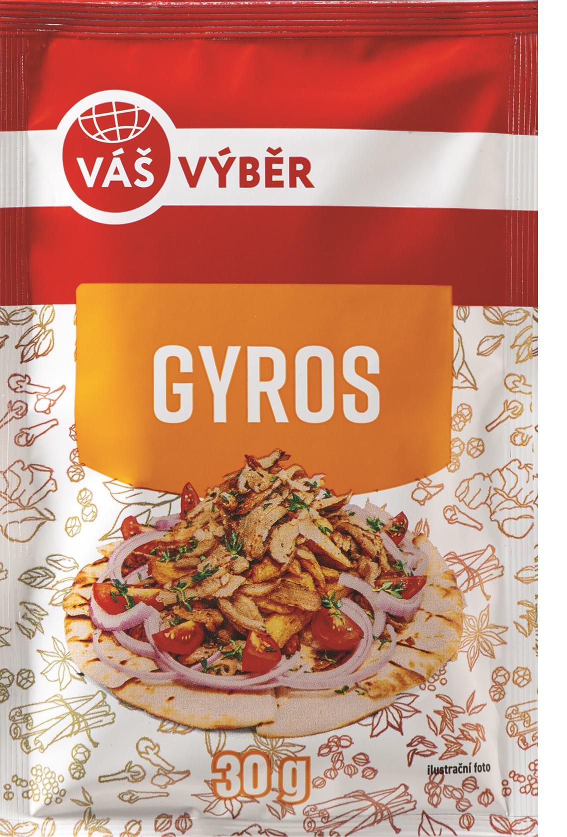 Trvanlivé potraviny - Váš Výběr Gyros 30