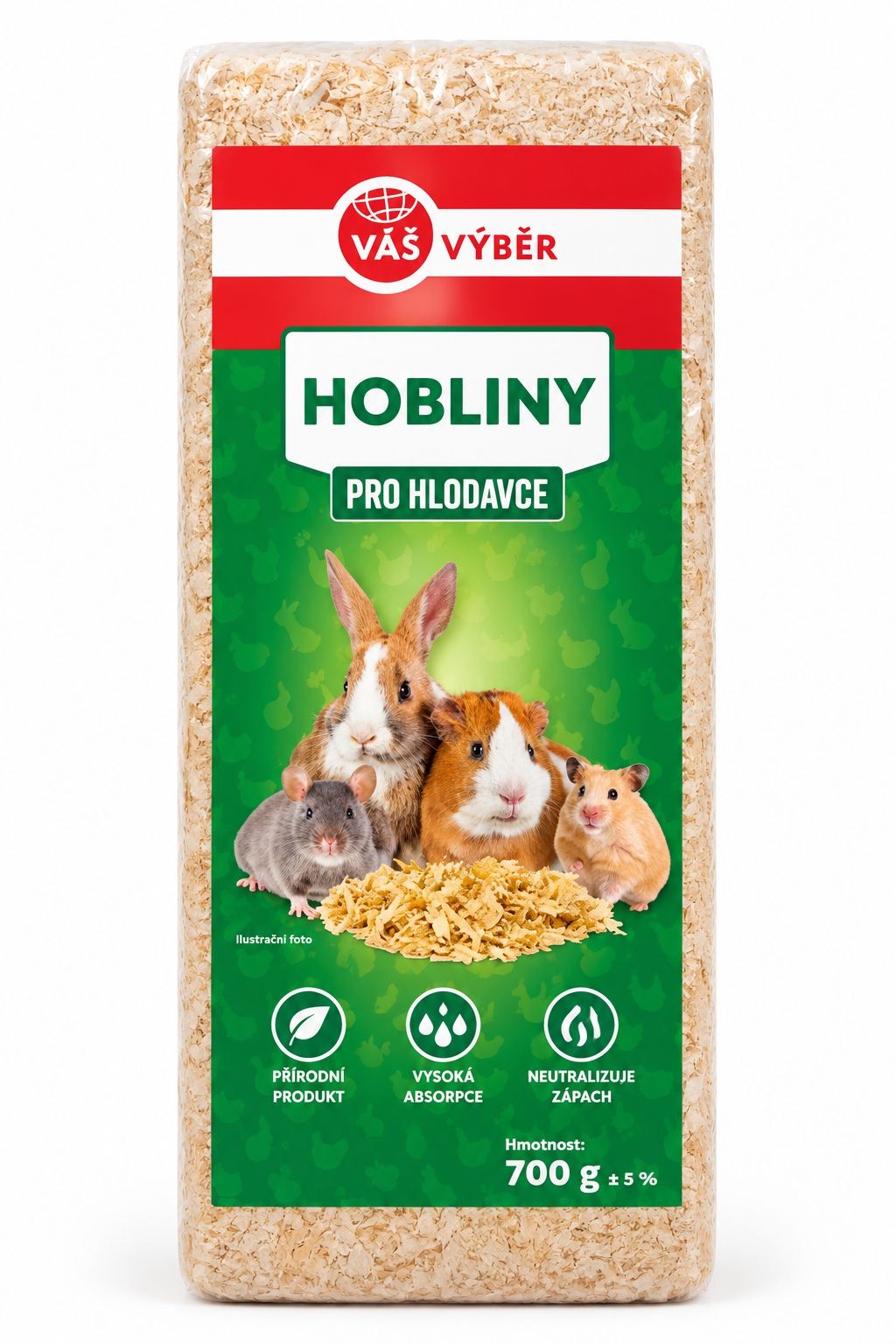 Svět zvířat - Váš Výběr Hobliny 0,7kg