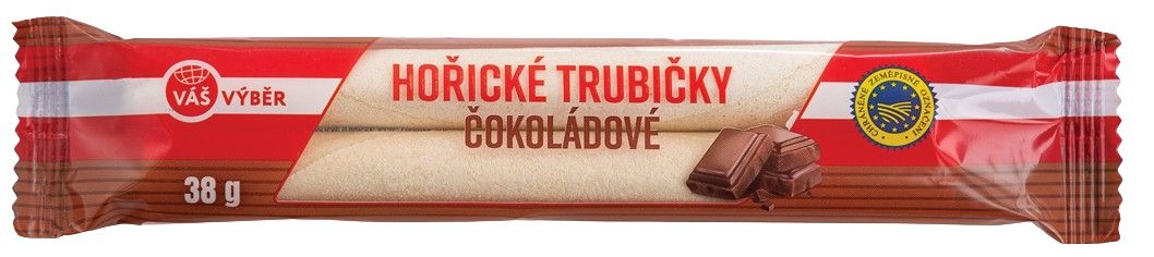 Trvanlivé potraviny - Váš Výběr Hořické trubičky čokoládové 38g