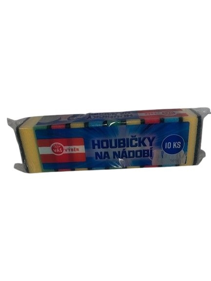 Domácnost a Zahrada - Váš Výběr Houbičky na nádobí 10 ks