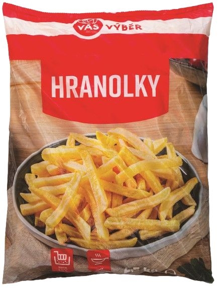 Mražené potraviny - Váš Výběr Hranolky 9x9 mražené 2500 g