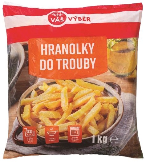 Mražené potraviny - Váš Výběr Hranolky do trouby 10x10 mražené 1000g