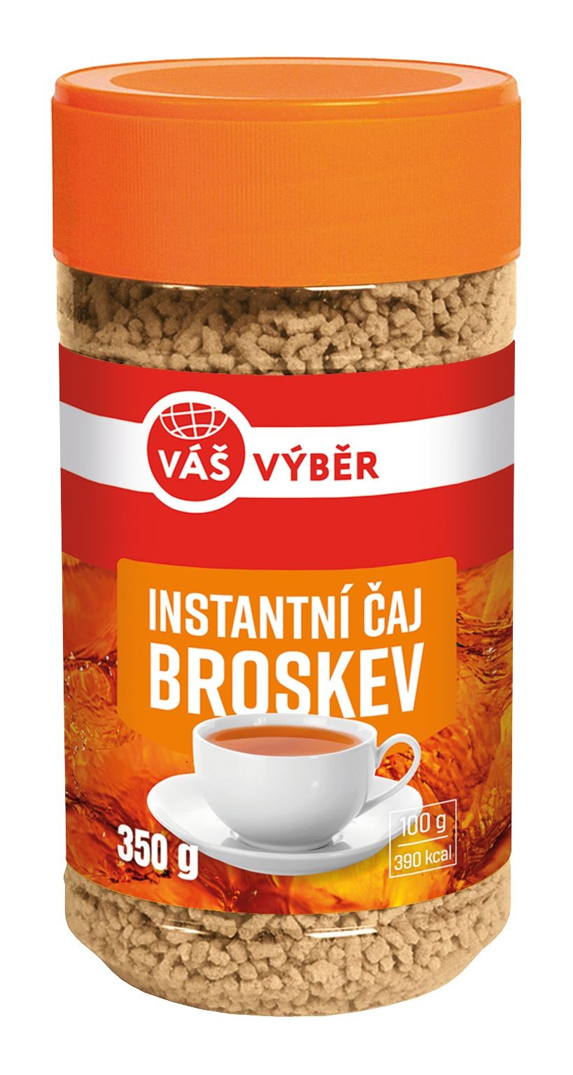 Nápoje - Váš Výběr Instantní čaj broskev 350g