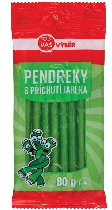 Trvanlivé potraviny - Váš Výběr Jablkové Pendreky 80g