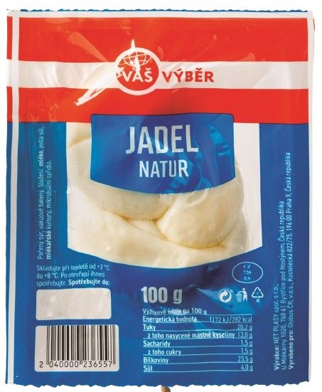 Mléčné a chlazené - Váš Výběr Jadel Natur 100g