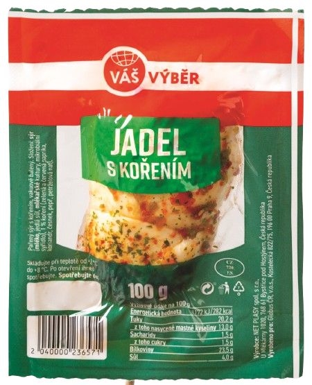 Mléčné a chlazené - Váš Výběr Jadel s kořením 100g