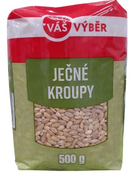 Trvanlivé potraviny - VÁŠ Výběr Ječné kroupy velké 500g