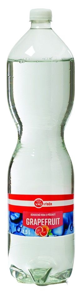 Nápoje - Váš Výběr jemně perlivá Ochucená voda grapefruit 1,5l