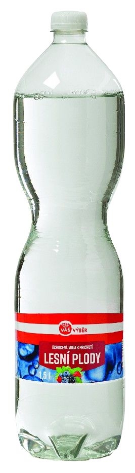 Nápoje - Váš Výběr jemně perlivá Ochucená voda lesní plody 1,5l