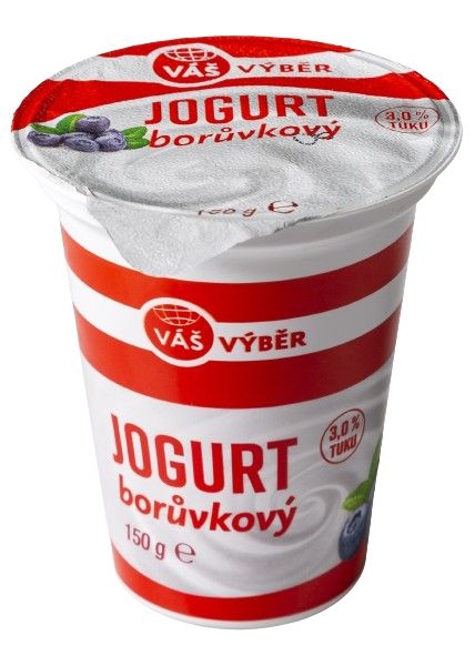 Mléčné a chlazené - Váš Výběr Jogurt borůvka 150g