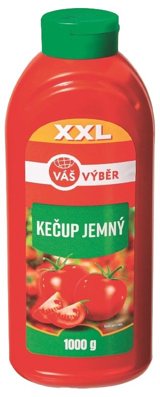 Trvanlivé potraviny - Váš Výběr Kečup jemný 1000g