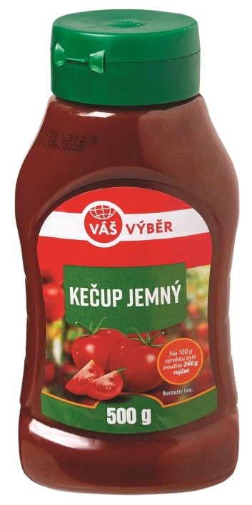 Trvanlivé potraviny - Váš Výběr Kečup jemný 500g