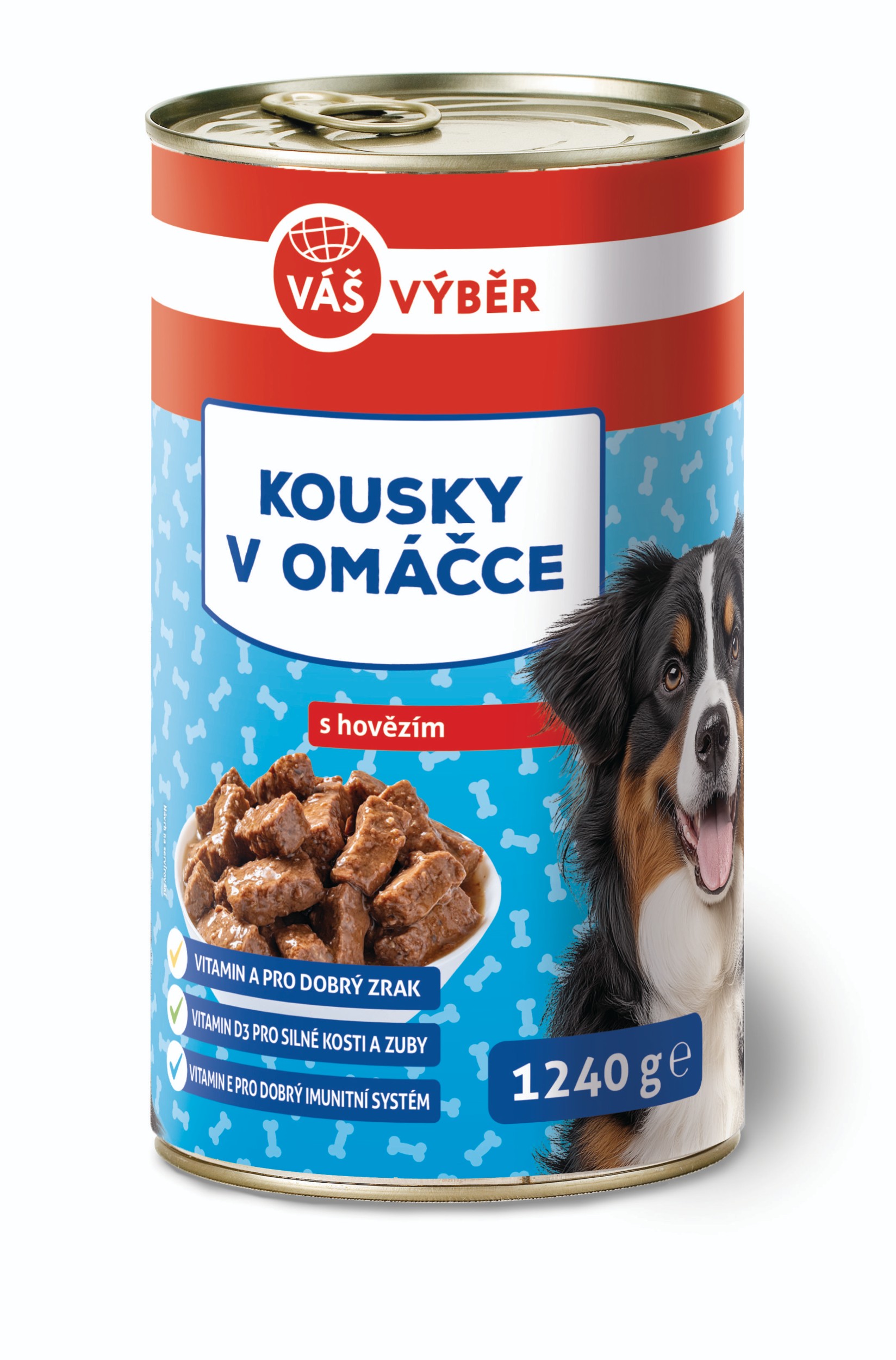 Svět zvířat - Váš výběr kousky hovězí omáčka 1240g
