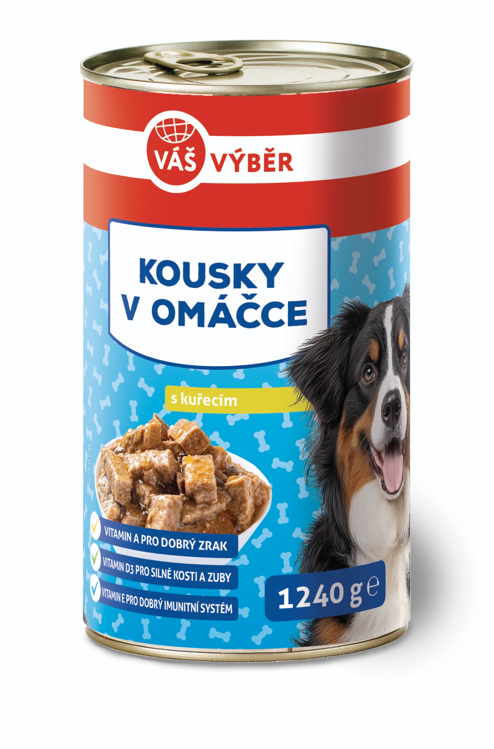 Svět zvířat - Váš výběr kousky kuřecí omáčka 1240g