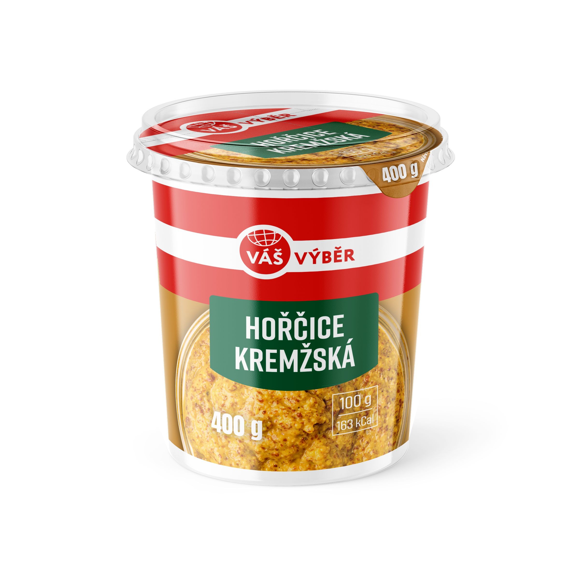 Trvanlivé potraviny - Váš Výběr Kremžská hořčice 400g