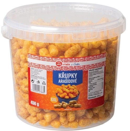 Trvanlivé potraviny - Váš Výběr Křupky arašídové 450g XXL