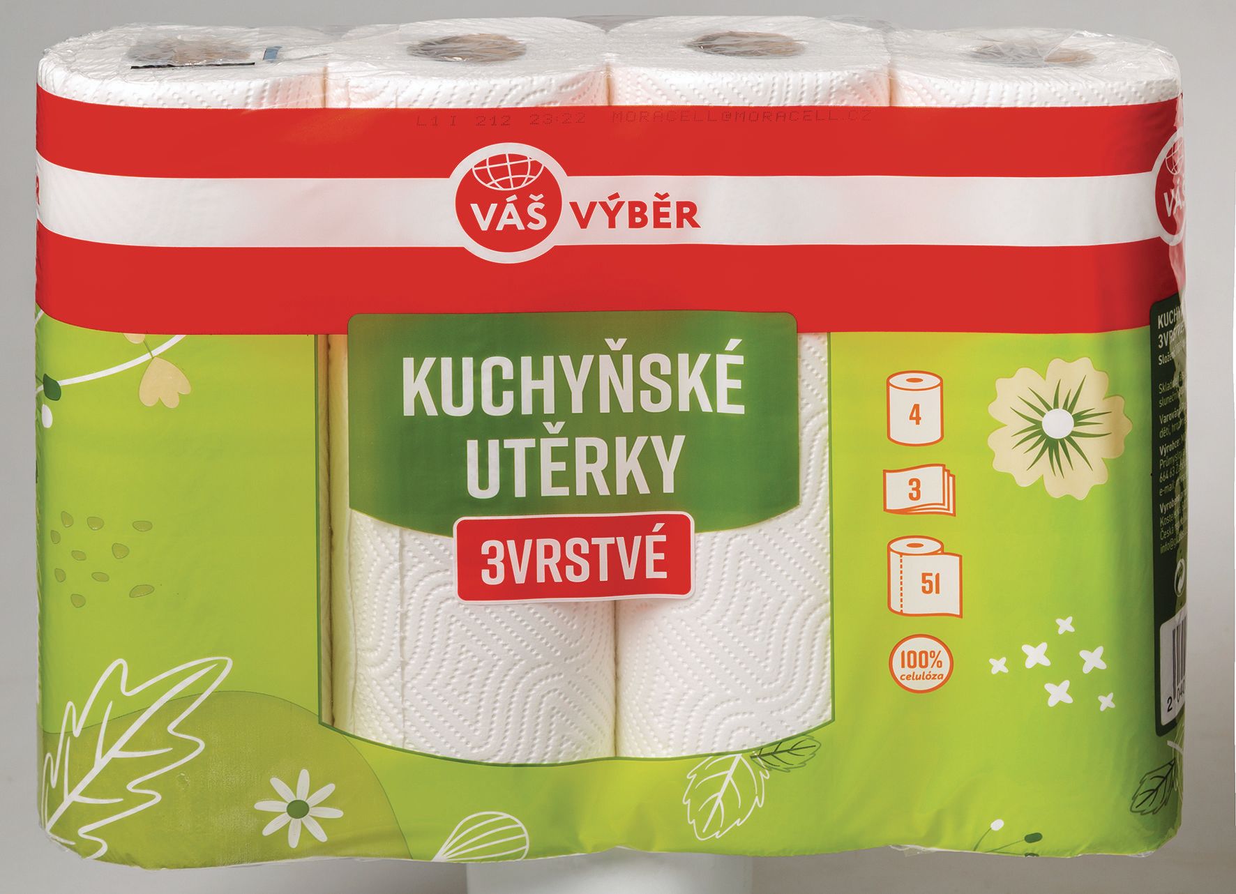 Váš Výběr Kuchyňská utěrka 3vrs, 4x51útržků-0
