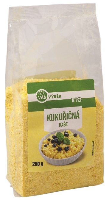 Trvanlivé potraviny - Váš Výběr Kukuřičná kaše BIO 200 g