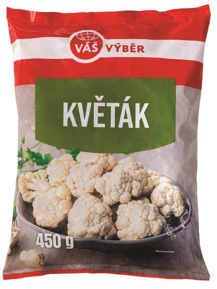 Mražené potraviny - Váš Výběr Květák mražený 450g