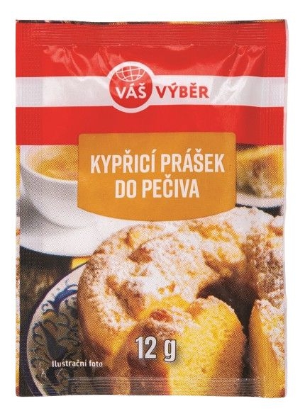 Trvanlivé potraviny - Váš Výběr Kypřící prášek do pečiva 12g