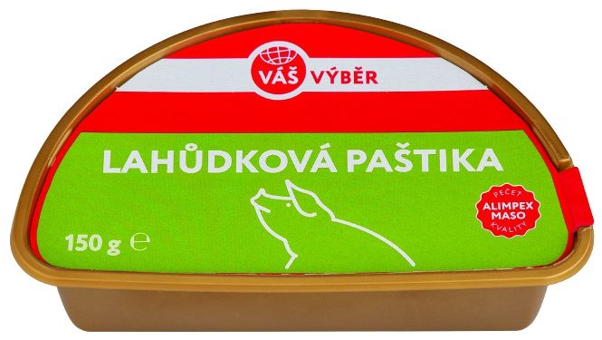 Uzeniny a lahůdky - Váš výběr Lahůdková paštika 150g