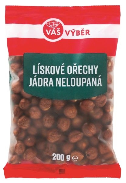 Trvanlivé potraviny - Váš Výběr Lísková jádra 200g