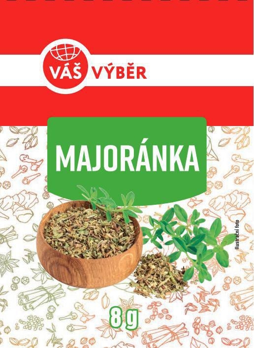 Trvanlivé potraviny - Váš Výběr Majoránka  8g