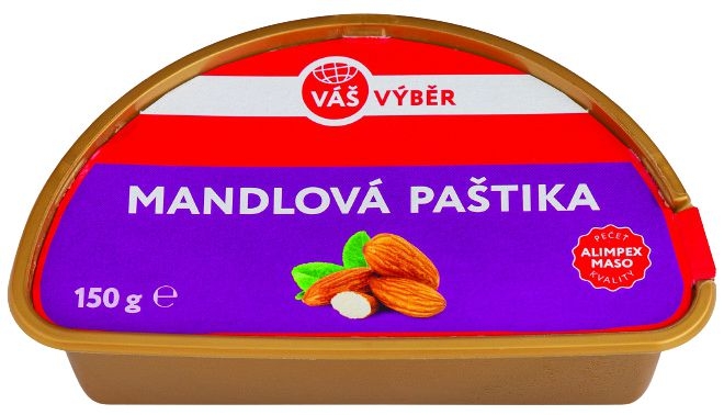 Uzeniny a lahůdky - Váš výběr Mandlová paštika 150g